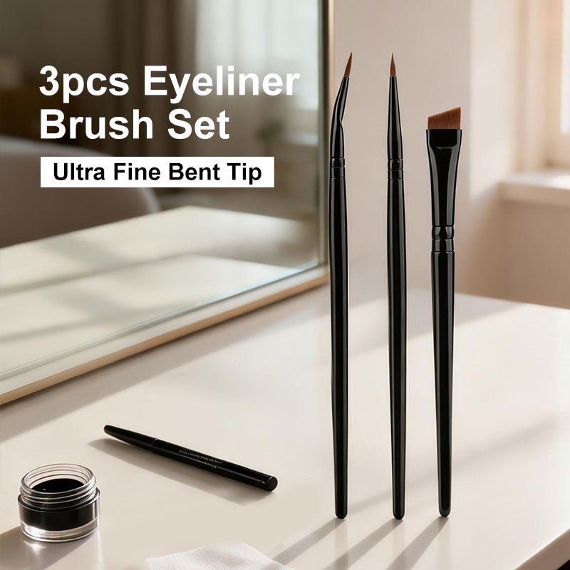 Beauty Makeup Store - Set di 3 Pennelli per Eyeliner