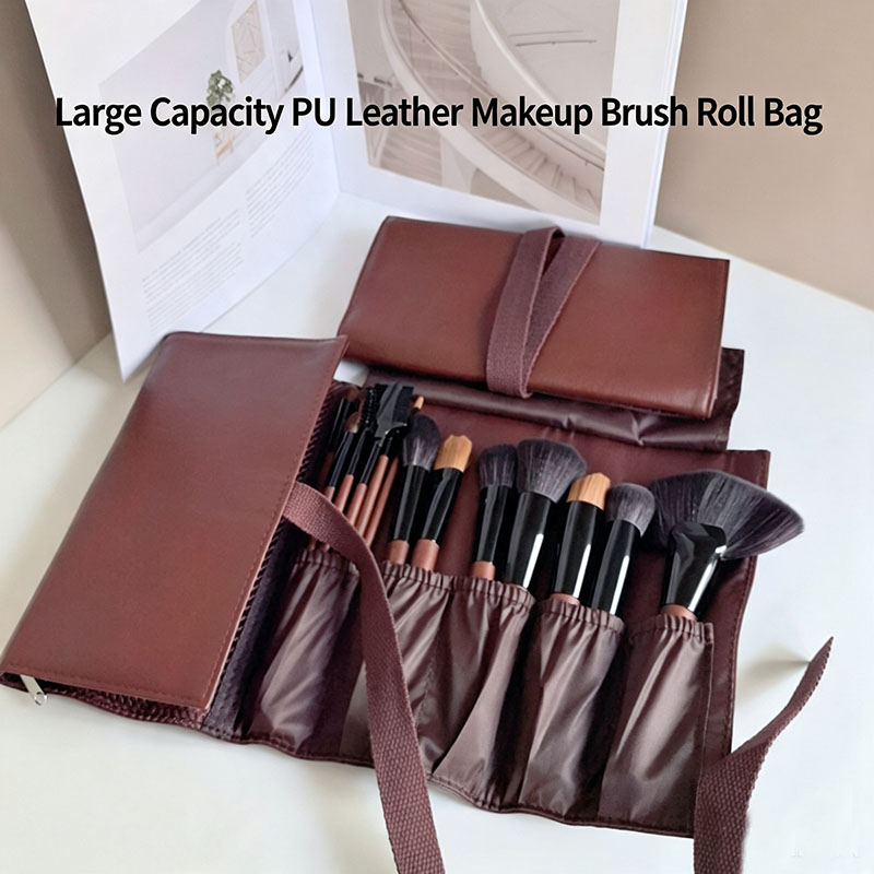 Beauty Preservation Makeup Bag - Borsa Porta Pennelli Trucco in Pelle