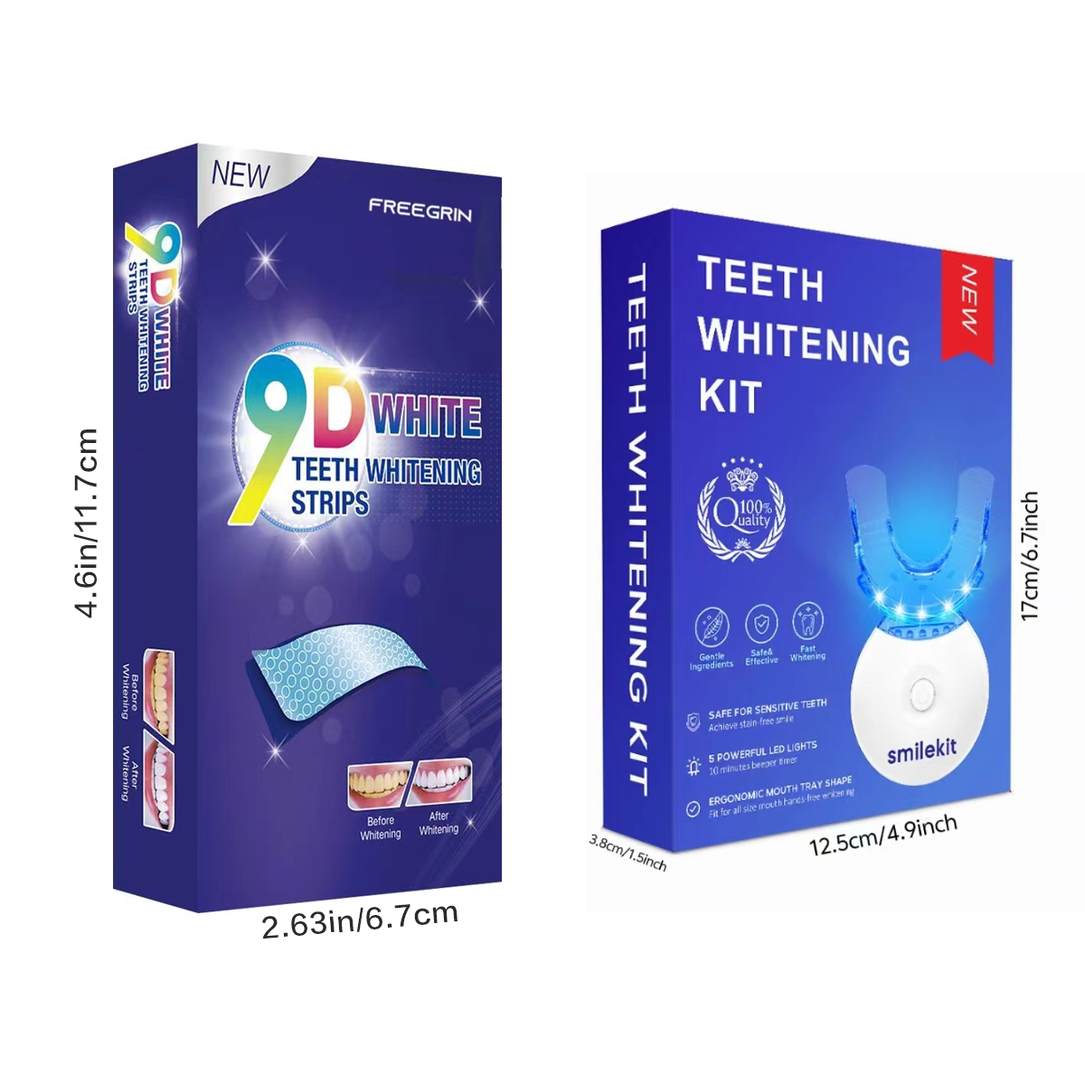 Kit per sbiancamento dei denti - Teeth Whitening Strips recensione e prezzo
