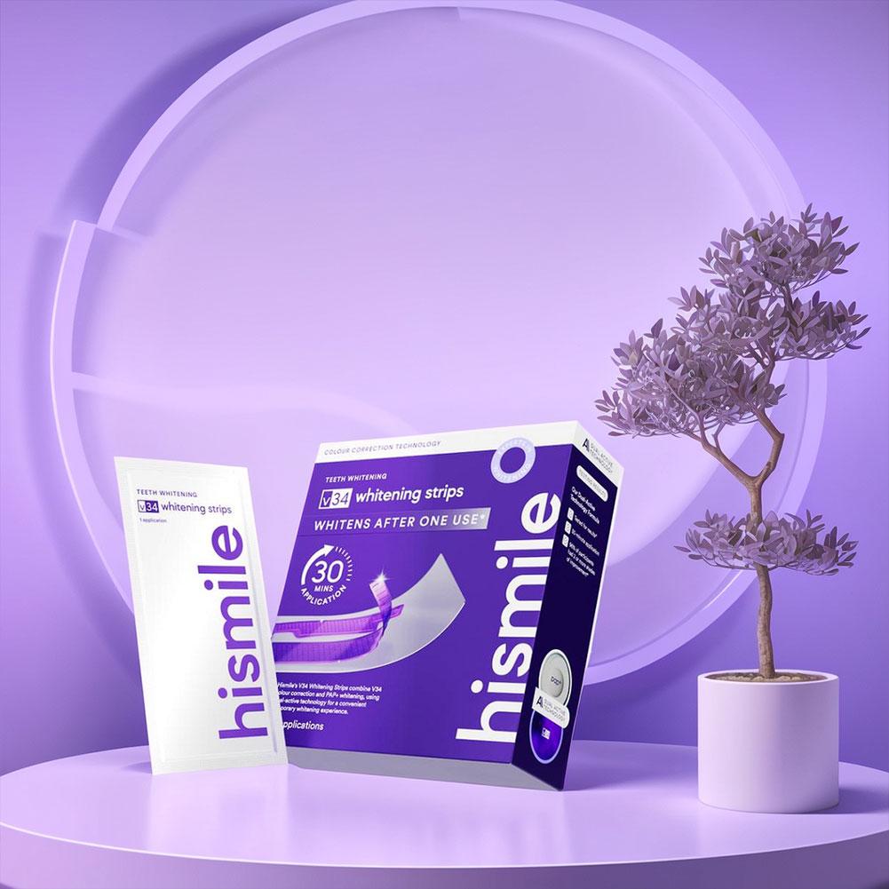 Strisce sbiancanti viola per d - Teeth Whitening Strips recensione e prezzo