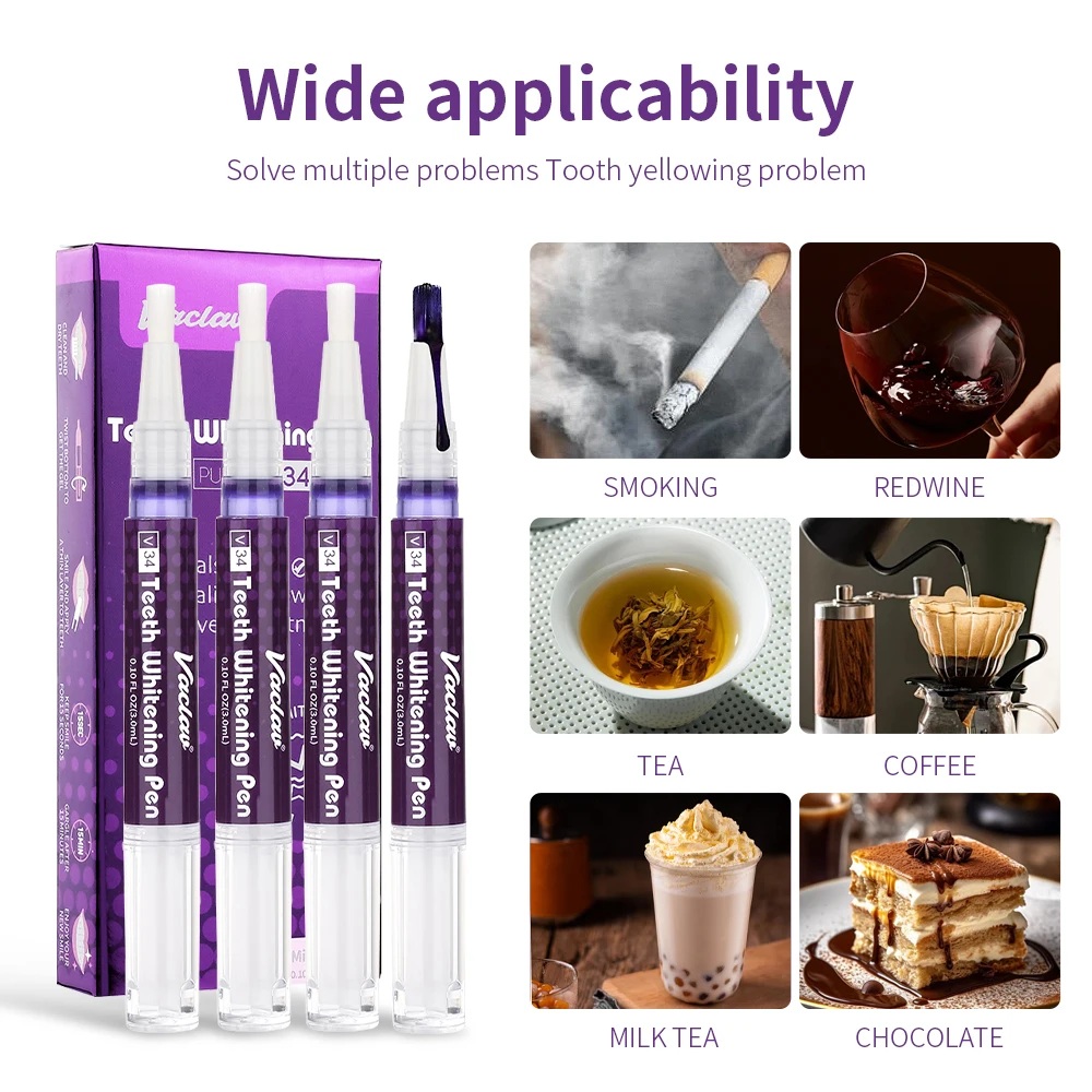 Vaclav V34 Penna Gel Sbiancant - Teeth Whitening Strips recensione e prezzo